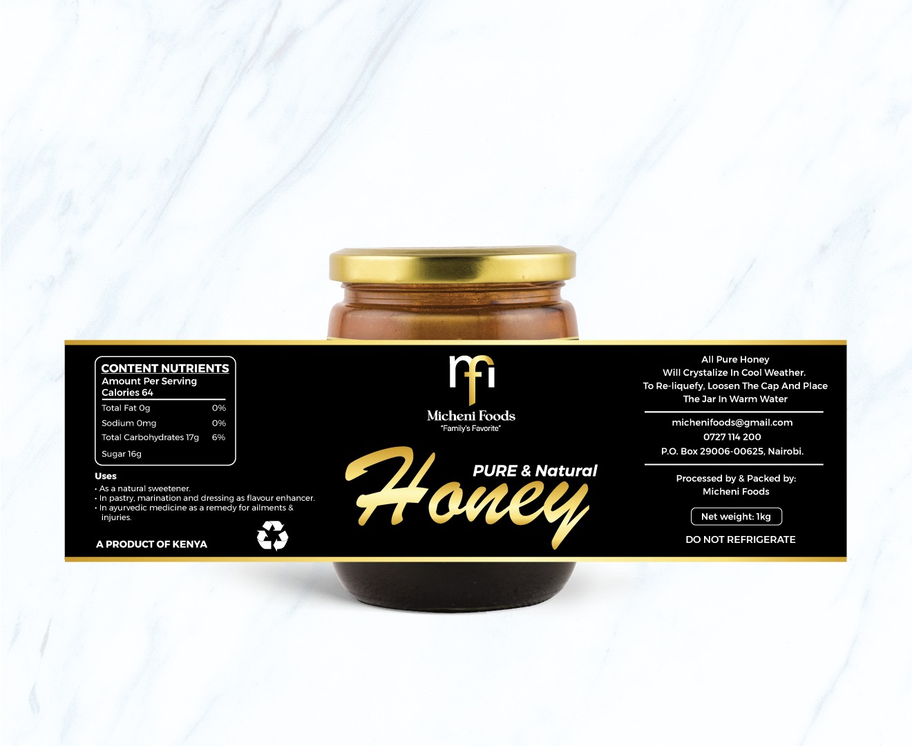 Micheni foods packaging